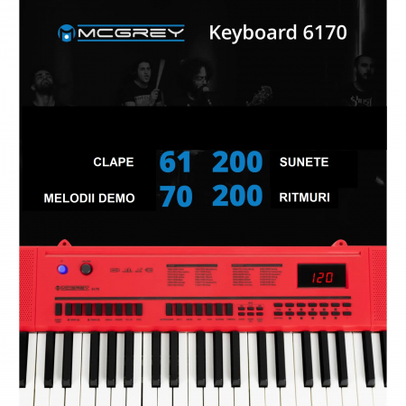 Orga portabila McGrey 6170 RD Keyboard Battery [4]
