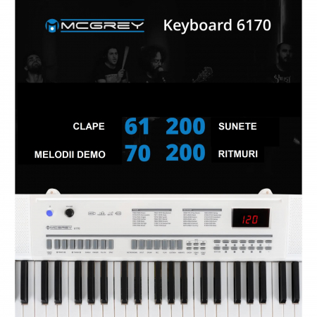 Orga portabila McGrey 6170 WH Keyboard Battery [4]
