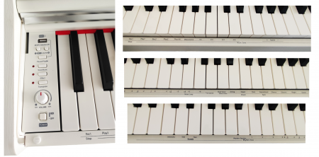 Set Pian Digital Flame B89 WH Alb + Scaun Classic Cantabile [5]