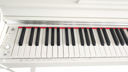 Set Pian Digital Flame B89 WH Alb + Scaun Classic Cantabile [10]
