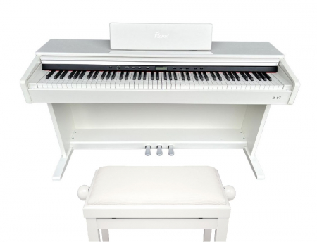 Pian Digital - Pian Digital Flame B97 WH Alb + Scaun Classic Cantabile