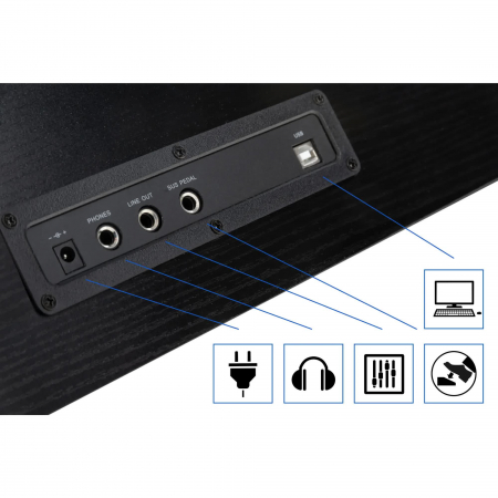 Pian digital FunKey DP-61 III Negru [8]