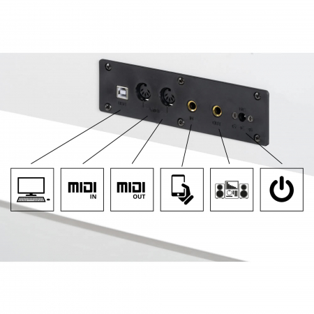 Pian Digital McGrey DP-18 WM  Alb Mat [8]