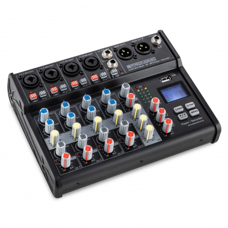 Mixer Analog - Pronomic B-603 Mini Mixer Bluetooth USB Recording