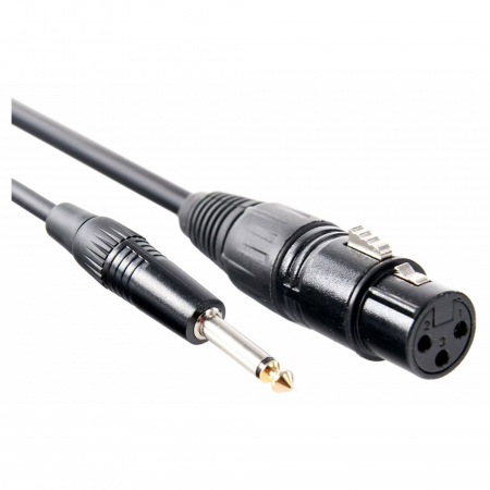 Pronomic stage XFJ-10 Cablu microfon XLR-jack 6.3 mono [1]