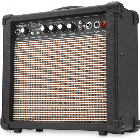 Amplificatoare - Rocktile Scream 15 Mini Amplificator Chitara Combo