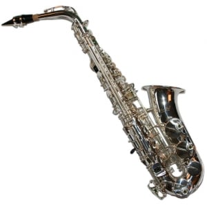 Alto Saxofon - Saxofon Alto Karl Glaser® Argintiu Vintage DEMO