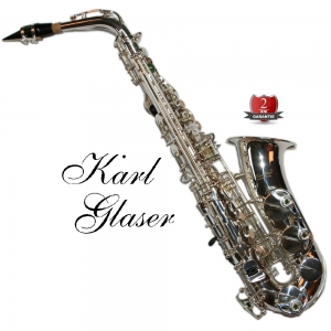 Saxofon Alto Karl Glaser® Argintiu Vintage DEMO [8]