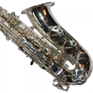 Saxofon Alto Karl Glaser® Argintiu Vintage DEMO [1]