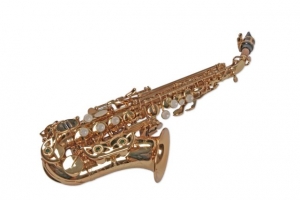 Sopran Sax - Saxofon Sopran curbat Karl Glaser®  Sopranina Bb AURIU Gold Saxophone Neuenkirchen-Germany