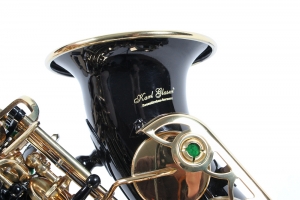 Saxofon Sopran curbat Karl Glaser® Sopranina Negru+clape Auriu Black&Gold Saxophone Neuenkirchen-Germany [7]