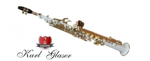 Saxofon Sopran drept Karl Glaser ALB & clape aurii [7]