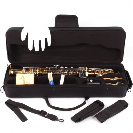 Saxofon Sopran drept Karl Glaser AURIU & clape argintii [5]