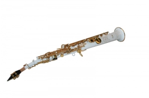 Saxofon Sopran drept Karl Glaser ALB & clape aurii [3]