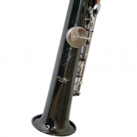 Saxofon Sopran drept Karl Glaser Negru+clape Argintii [1]