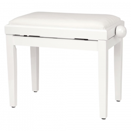 Scaune si Banchete pt Pian - Scaun pian Classic Cantabile Alb