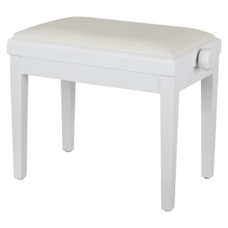 Scaune si Banchete pt Pian - Scaun pian Classic Cantabile Alb Mat model A