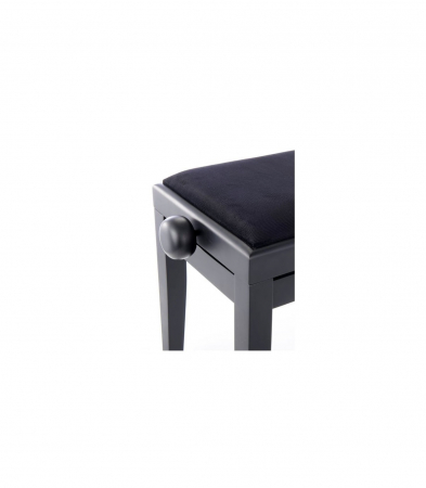 Scaun Pian Flame KB-15BM negru mat [6]