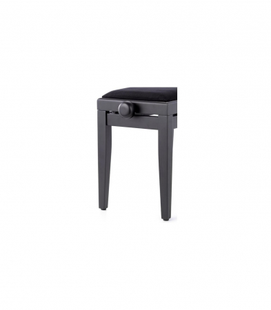 Scaun Pian Flame KB-15BM negru mat [4]