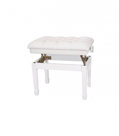 Scaune si Banchete pt Pian - Scaun pian Flame KB-25WHG ALB