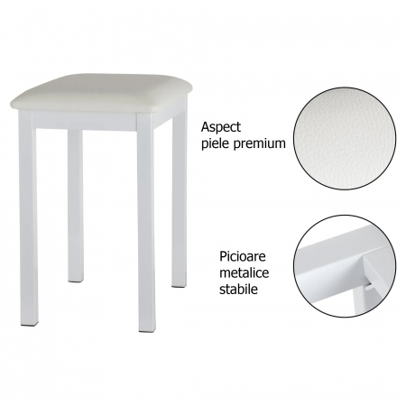 Scaun pian FunKey B100 alb [3]