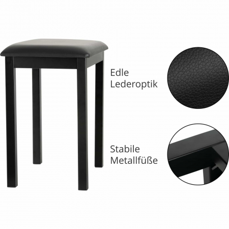 Scaun pian FunKey B100 negru [3]