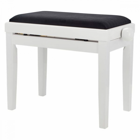 Scaune si Banchete pt Pian - Scaun pian TH KB-15WHP alb/negru