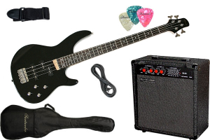 Chitara Bas - Set chitara electrica bass Santander BG1209 PJ & Hy-X-AMP BA-30