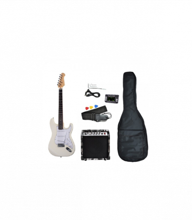 Chitara Electrica Set - Set chitara electrica Flame TD163-1 WH
