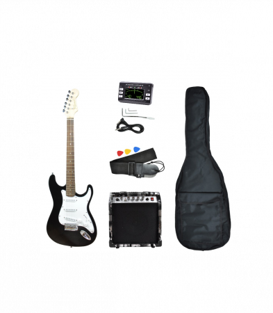 Chitara Electrica Set - Set chitara electrica Flame TD163-1 BK