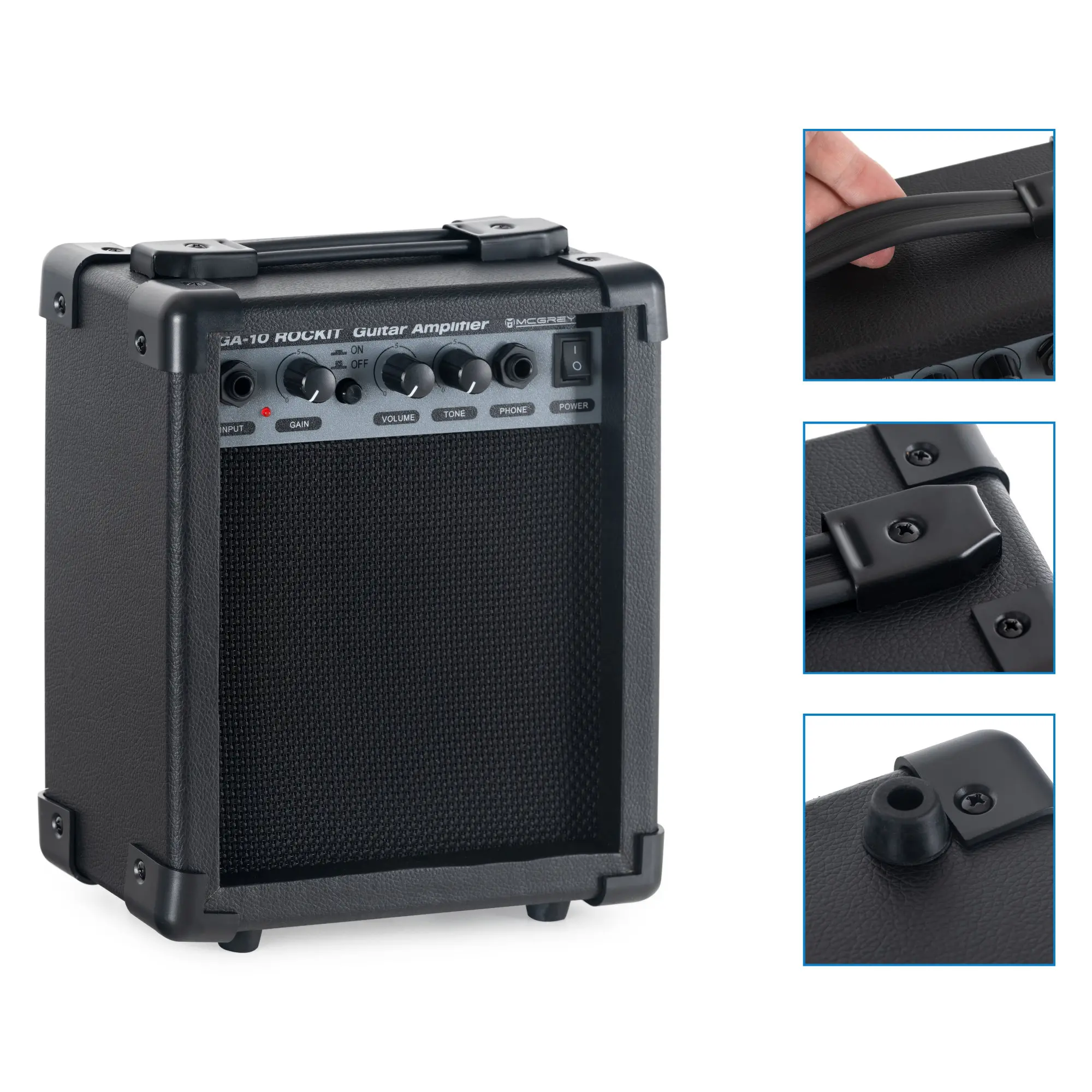 Set chitara electrica  McGrey Rockit Guitar ST Negru [3]