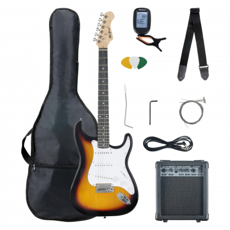 Chitara Electrica Set - Set chitara electrica McGrey Rockit Guitar ST Sunburst