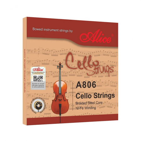 Accesorii violoncel - Set corzi violoncel Alice A806