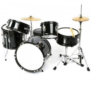 Tobe si Percutie - Set de tobe pentru copii Parrot 104-5 Black