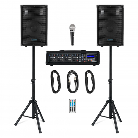 Set mixer amplificat - Set Mixer Amplificat PA  McGrey BP-210 + boxe