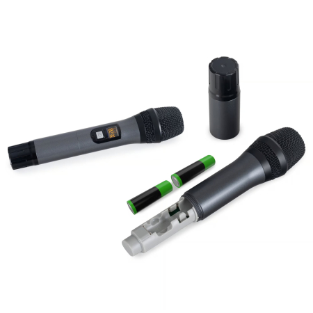 Set Mixer amplificat Pronomic Powermixer 800 + Boxe pasive McGrey SL 12-3 600+600W + cabluri + stativ [6]