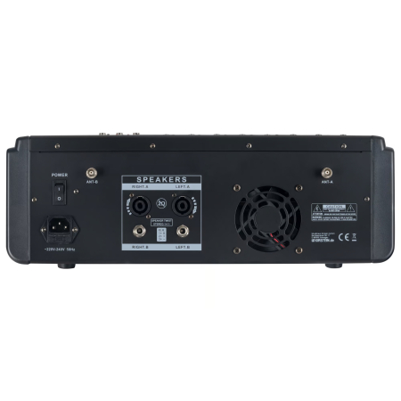 Set Mixer amplificat Pronomic Powermixer 800 + Boxe pasive McGrey SL 12-3 600+600W + cabluri + stativ [3]