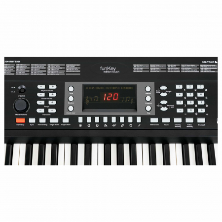 Set Orga FunKey 61 Edition Touch BK + stativ + bancheta [7]
