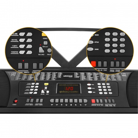 Set Orga FunKey 61 BK + stativ + bancheta [4]