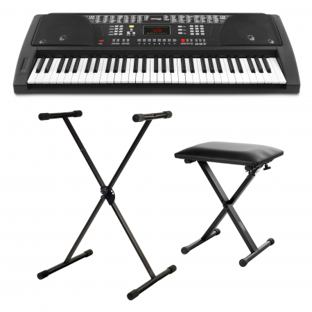 Orgi electrice - Set Orga FunKey 61 BK + stativ + bancheta