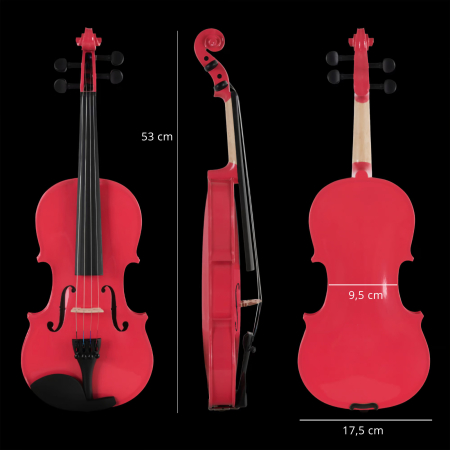 Set Vioara Classic Cantabile VP-100PK 1/2 roz [5]