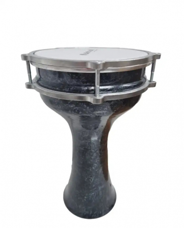 Tobe si Percutie - Tarabana Masterwork Aluminium Coloured Marble BK Negru - Darbuka