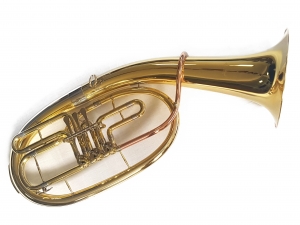 Tenor Horn - Tenor Horn Karl Glaser 3 clape Bb Bariton auriu
