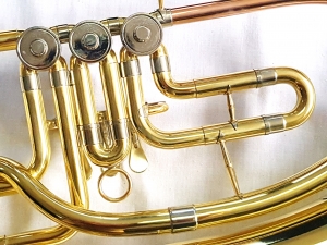 Tenor Horn Karl Glaser 3 clape Bb Bariton auriu [3]