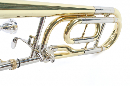 Trombon Bass Bb Quartventil Karl Glaser Auriu [2]