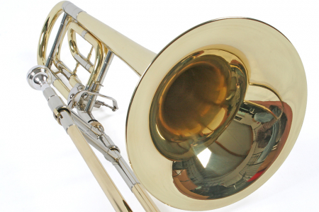 Trombon Bass Bb Quartventil Karl Glaser Auriu [5]