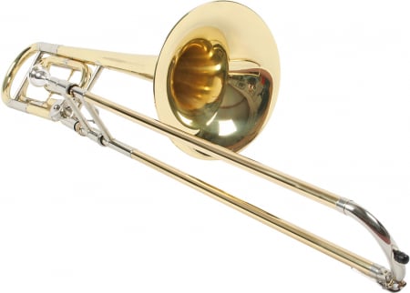 Trombon cu atasament FA - Trombon Bass Bb Quartventil Karl Glaser Auriu