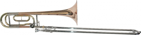 Trombon cu atasament FA - Trombon Konzert Bb/F Quartventil Goldmessing 215 Karl Glaser