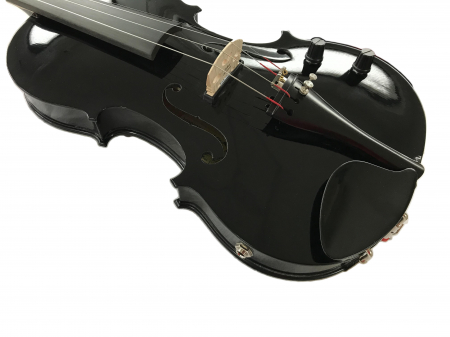 Vioara electro-acustica Vol.+Ton NEGRU 4/4 Hora Reghin Set 1 [2]