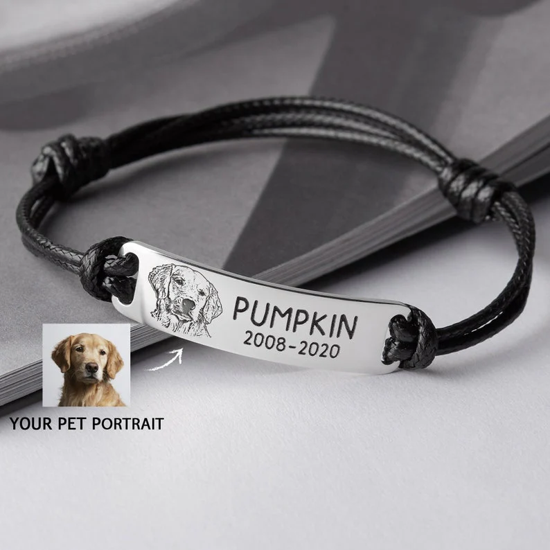 Brățară personalizată cu portretul animalului [1]